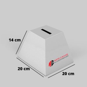 Caixa Urna 20cm x 20cm x 14cm