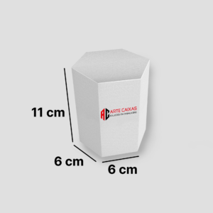 Caixa Sextavada 110x60x60
